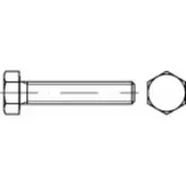 Toolcraft TO-5406267 Sechskantschraube M12 45 mm Außensechskant 100 St.