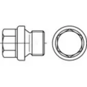 Toolcraft TO-5449293 Verschlussschrauben M22 Außensechskant DIN 910 Messing 25 St.