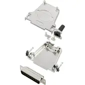TRU COMPONENTS TCDTZF25DMPK 7708992 D-SUB Stiftleisten-Set 180 ° Polzahl (num):