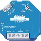 Eltako Steuer-Dimmschalter SDS61/1-10V, 600VA, 40mA, Einbaumontage, blau, 1 Stk.