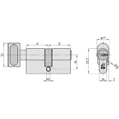 Basi VB5031-0500-0020 Profil-Knaufzylinder 35/30 mm