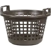 Lockweiler 496-28 Kunststoff Kartoffelkorb Tragkraft bis 28 kg schwere Qualität, braun