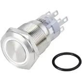 TRU COMPONENTS Drucktaster Serie LAS1-AGQ-22E LED 24 V