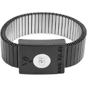 BJZ A-64117 ESD-Metallarmband Schwarz