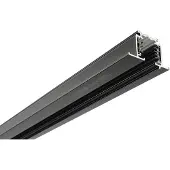 Deko-light 3-Phasen Schienensystem D Line DALI Einbaustromschiene mit Flügel 1m schwarz