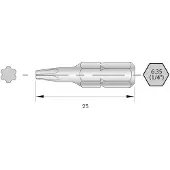 Bernstein 6-IP20-25 Torx-Bit HRC-Stahl hochlegiert C 6.3 6 St.