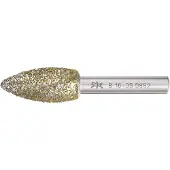 PFERD Diamond grinding point for foundries flame-shaped B