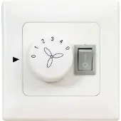 CasaFan Wandschalter / Stufenschalter - mit Lichtschalter (ST4-150/400)