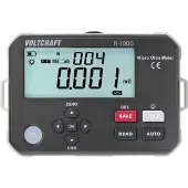 Voltcraft R-1000 Mikroohmmeter 1 µΩ 1 A Datenspeicher Akkubetrieb VC-17072200