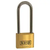Kasp K12550L80A1 Hængelås 50 mm Identiske Gyldengul Nøglelås