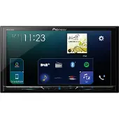 Pioneer SPH-DA130DAB, Schwarz, 2 DIN, AAC, FLAC, MP3, WAV, WMA, JPEG, DIVX, FLV, H.264, MKV, MPEG2, MPEG4, 17,8 cm (7")