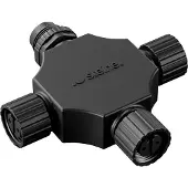 Steinel Kreuzverbinder 24 V, für 24V Garten-Lichtsystem, IP67, 089313
