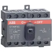 ABB OT40F3C, Controller-Schalter, 3P, Kabelgebunden, Schwarz, IP20, 70 mm