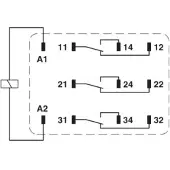 Phoenix Contact 2903703 Einzelrelais REL-PR3- 24AC/3X21 RELPR324AC3X21