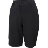 Sportful Giara W OverShort Rad-Hose gemütliche Damen Sport-Bermudas mit Taschen Schwarz, Größe:M
