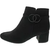 Tamaris Damen Ankle Boots/ Stiefeletten Schwarz Textil Größe: 37