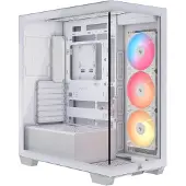 Corsair 3500X RS-R ARGB, Midi Tower, PC, Weiß, ATX, EATX, micro ATX, Mini-ITX, Stahl, Gehärtetes Glas, Gaming