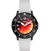 s.Oliver Uhr Kinder-Armbanduhr Silikon Kids Jungen Silikon SO-4502-PQ