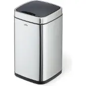 Durable Sensor Abfalleimer NO TOUCH 12l metallic silber