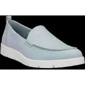 Ecco Slipper Bella (Nubukleder) blau Damen