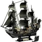 Revell Pirates Of The Caribbean Pirates Of The Caribbean: Salazars Rache 3d Puzzle Black Pearl Led Edition