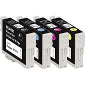 Basetech Druckerpatrone ersetzt Epson T0715, T0711, T0712, T0713, T0714 Kompatibel Kombi-Pack Schwarz, Cyan, Magenta, G