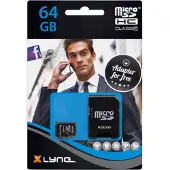 Xlyne 7464001, 64 GB, MicroSDHC, Klasse 10, Schwarz