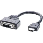 Lindy 41227, 0,2 m, DVI-D, HDMI, Weiblich, Männlich, Gerade