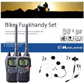 Midland G9 Plus, Mehrzweck-Radioservice (MURS), 24 Kanäle, 446.00625 - 446.19375 MHz, LCD, 58 mm, 32 mm