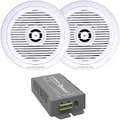 Lyndahl LYNCS180IPS2 2-Wege Set Einbau-Lautsprecher 120 W 4 Ω Weiss 1 Set