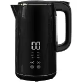 Kalorik Edelstahl Wasserkocher 1,7L Digital schwarz schnurlos 2200 W NEU*57786
