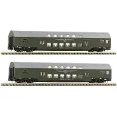 Fleischmann N Fl 2er-Set 2: Doppelstockwagen, Dr Dc
