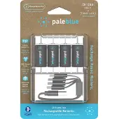 Pale Blue PB-CR123A-C, Wiederaufladbarer Akku, CR123A, Lithium-Ion (Li-Ion), 3 V, 4 Stück(e), 860 mAh