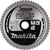 Makita HM-Kreissägeblatt TCT Spezial TCT - 136 x 20 mm - 56 Zähne - Metall, Edelstahl