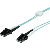 EasyLan LWL-LED-Patchkabel duplex 50/125µm OM3, LC/LC, türkis, 1 m