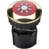 Grothe 63042 Ringeklokke Belyst Enkel Guld 24 V/1,5 A