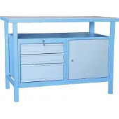 Aerotec 20142020 Werkbank Grundmodul (B x H x T) 1200 x 850 x 600 mm Blau (RAL 5
