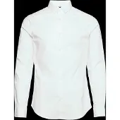 Armani Exchange für Herren. 8NZC31ZN28Z1100 Hemd Block weiß (M), Lässig, Party, Baumwolle, Klassisch, Langarm