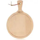 Boska Amigo Servierbrett rund 358122, 33 cm Buchenholz