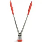 Mastrad Küchenzange Express Edelstahl & Silikon 28cm rot