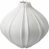 Goebel Dekovase "Kaiser Porzellan - Bahar", weiß (biskuit weiß), B:12,5cm H:12cm T:12,5cm, Biskuitporzellan, Vasen, Dekovase, 12 cm