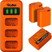 Rollei Set NP-FW50 3x Akkus und Ladergerät