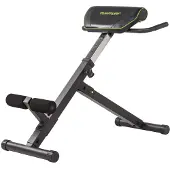 Tunturi Rückentrainer CT40, Hyperextension Bank, verstellbarer Roman Chair mit 7 Positionen, zusammenklappbar