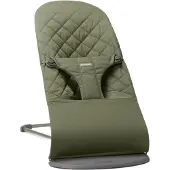 BabyBjörn Bliss Babywippe Gewebe Klassische Steppung, Dunkelgrün