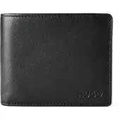 HUGO Geldbörse "Geldbörse Subway_Trifold", Herren, schwarz, Obermaterial: 100% Schafsleder sheepskin. Futter: 100% Polyester PES., Kleinlederwaren Geldbörse