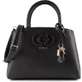 GUESS Isola Logo 3 Compartment Handbag In Black For Women – 30x14x23 CM / Black