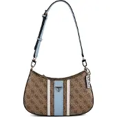 GUESS für Damen. HWBS9672180 Braune Schultertasche Noelle (OSFA), Lässig, Polyurethan