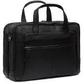 The Chesterfield Brand Ryan Laptoptasche 17 Zoll - Echtes Leder - Schwarz