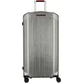Piquadro Trolley PQ Light Frame Trunk 4 Wheels Black - Natural Tan