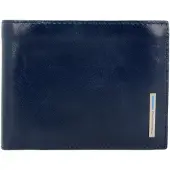 Piquadro Blue Square Men's Wallet With Coin Pocket night blue